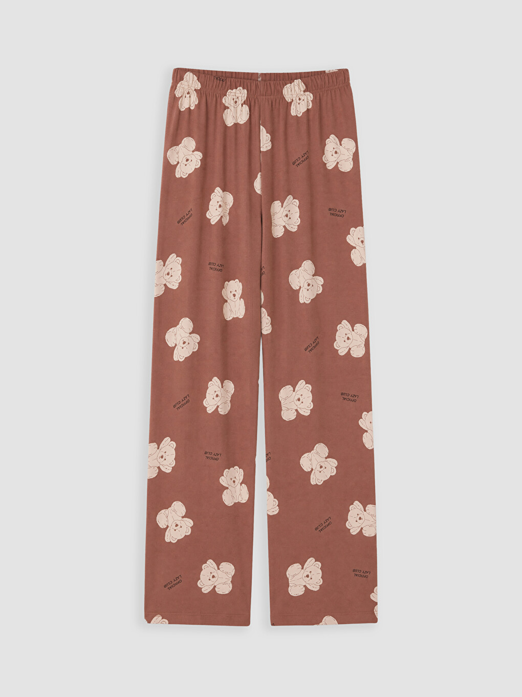 Baskılı Bisiklet Yaka Kız Çocuk Pijama Takım-6