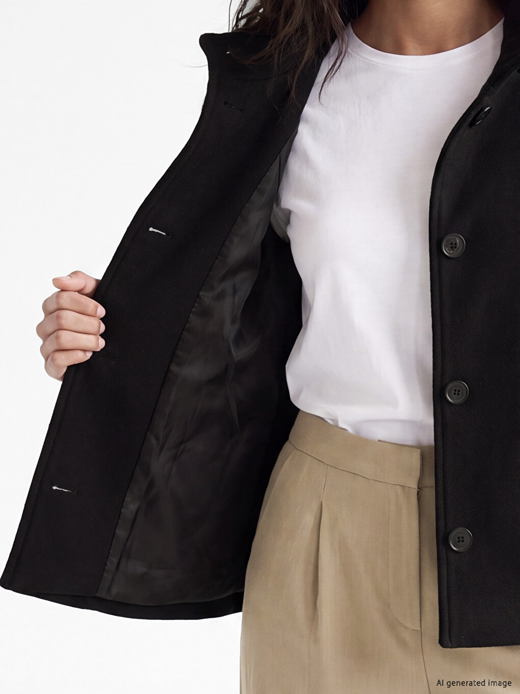 Palton Cachet Oversize Pentru Femei-4