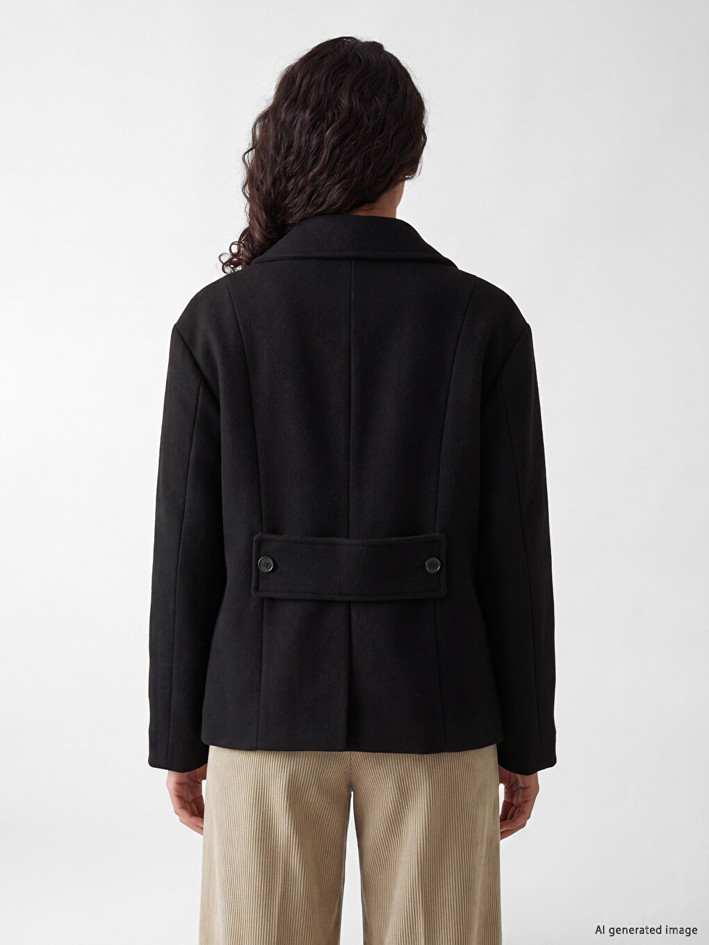 Palton Cachet Oversize Pentru Femei-5