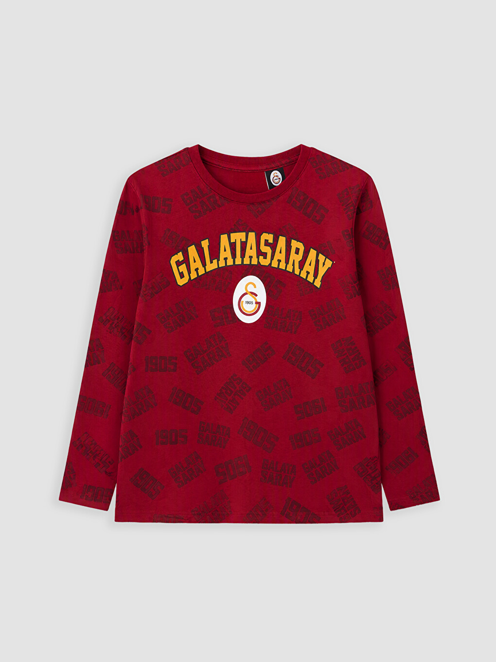 Kırmızı Galatasaray Baskılı Erkek Çocuk Pijama Takımı-1
