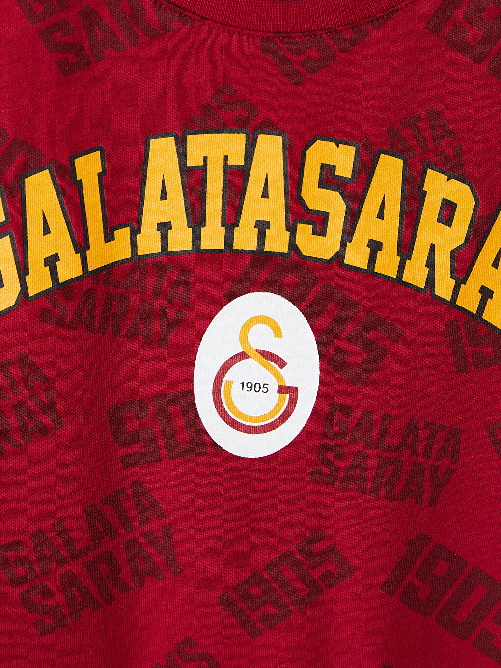 Kırmızı Galatasaray Baskılı Erkek Çocuk Pijama Takımı-2