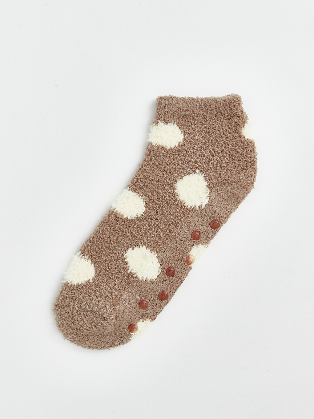 Woman Beige Trainer Socks-1