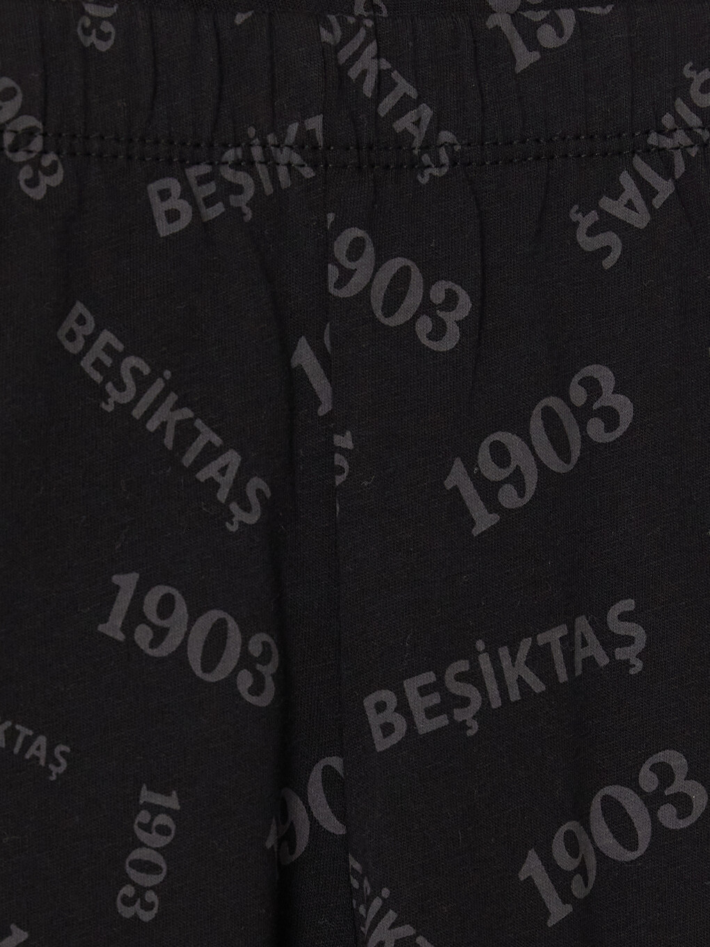 Siyah Beşiktaş Baskılı Erkek Çocuk Pijama Takım-5