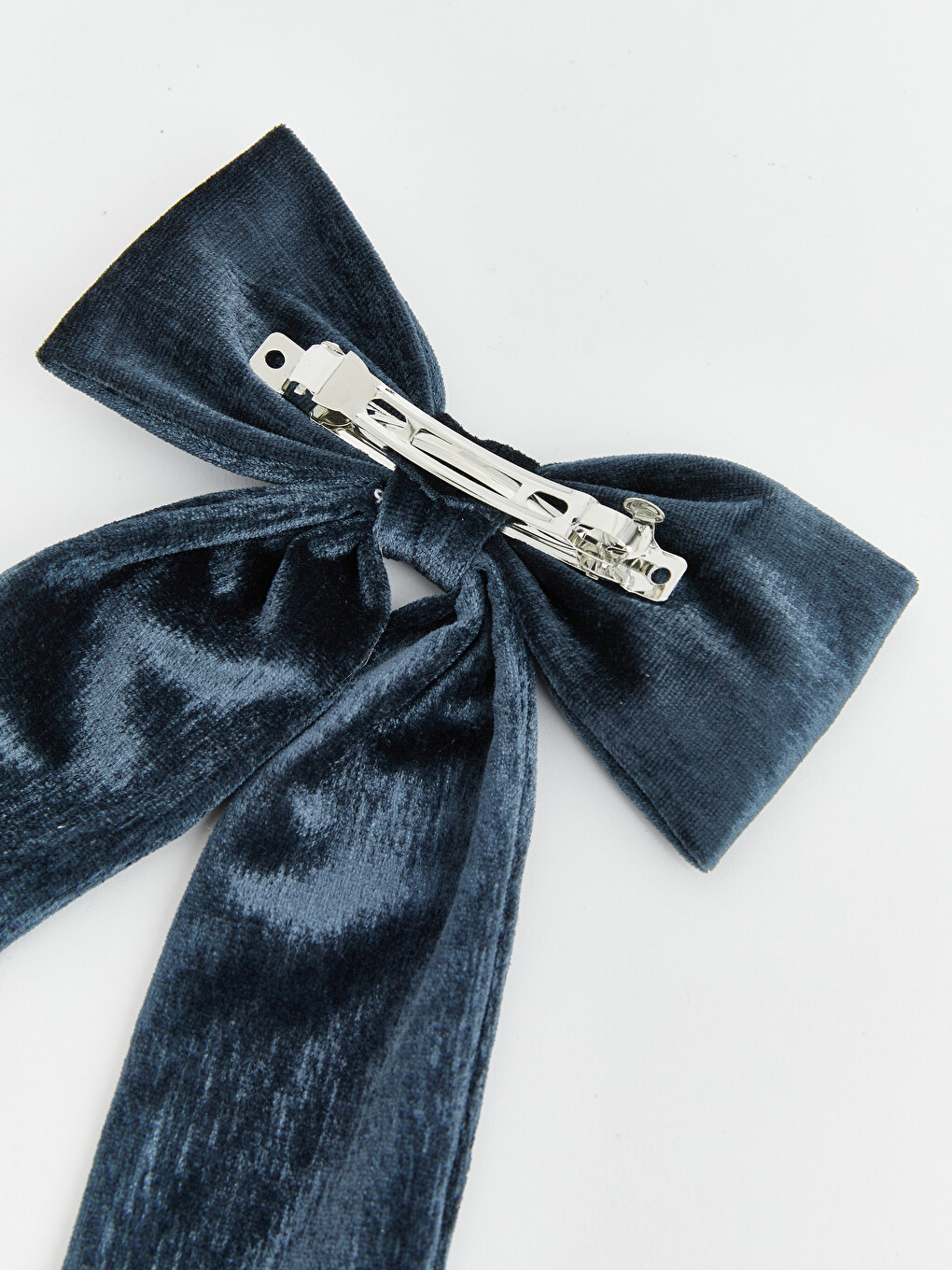 Velvet Bow Hair Clip-2