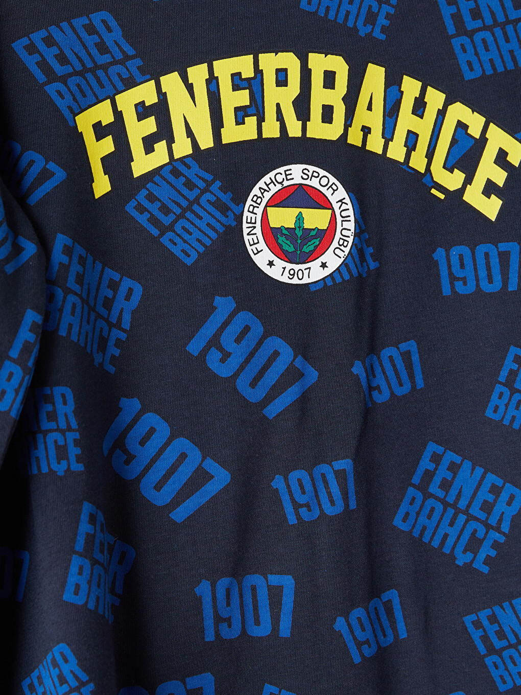 Піжамний Комплект Для Хлопчиків Fenerbahçe З Круглим Вирізом Горловини-2