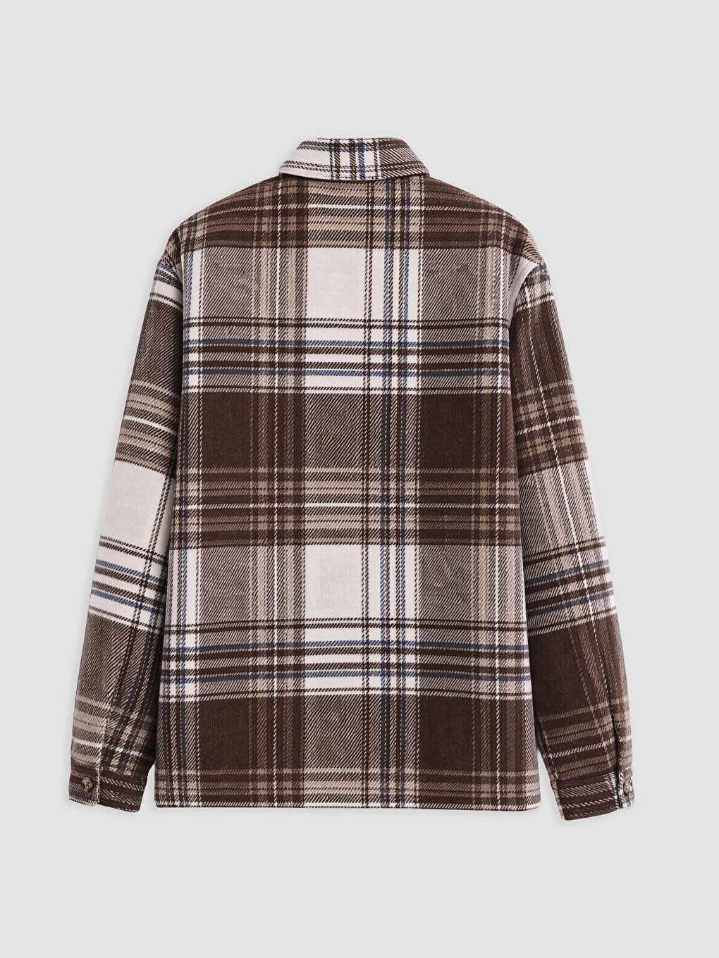 Plaid Patterned Gabardine Boys' Shirt-2