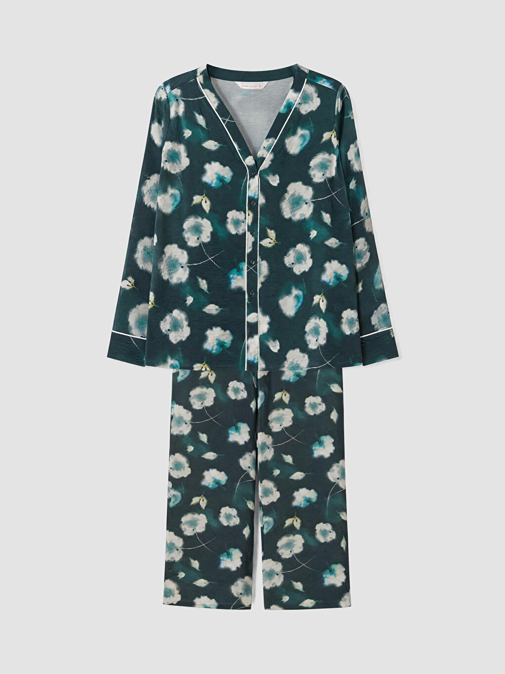 V Neck Floral Women's Pyjamas Set