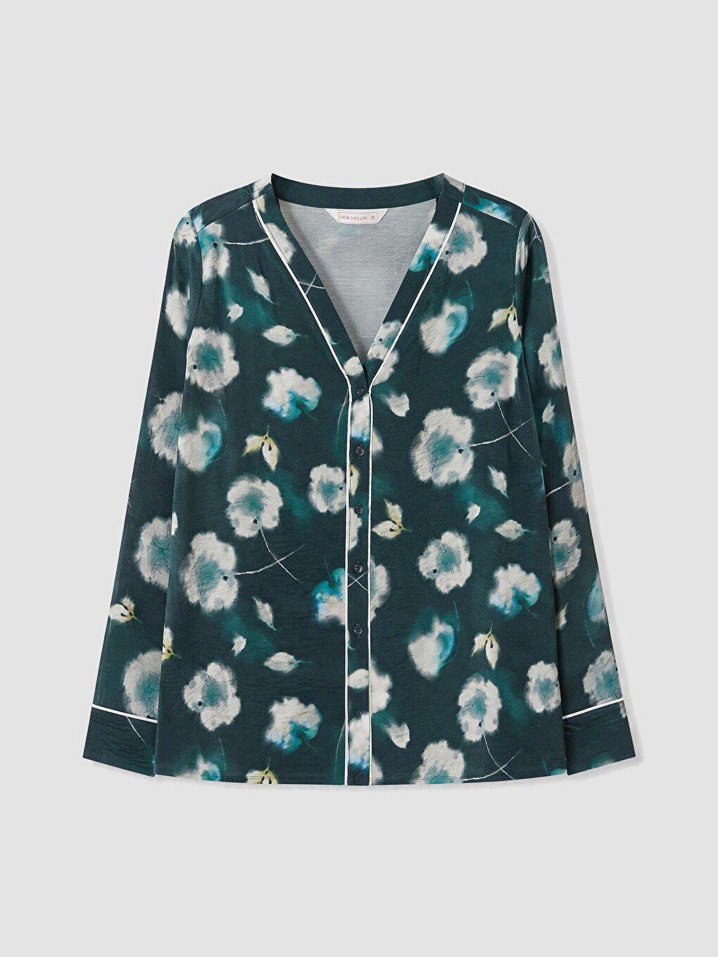 V Neck Floral Women's Pyjamas Set-1