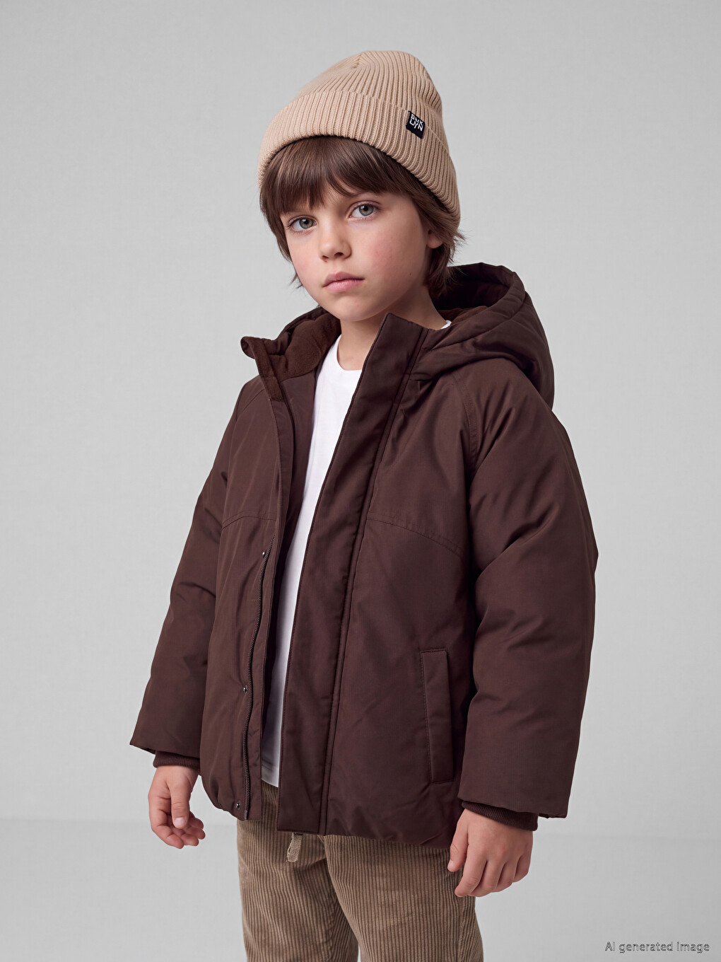 Hooded Boys' Coat-1