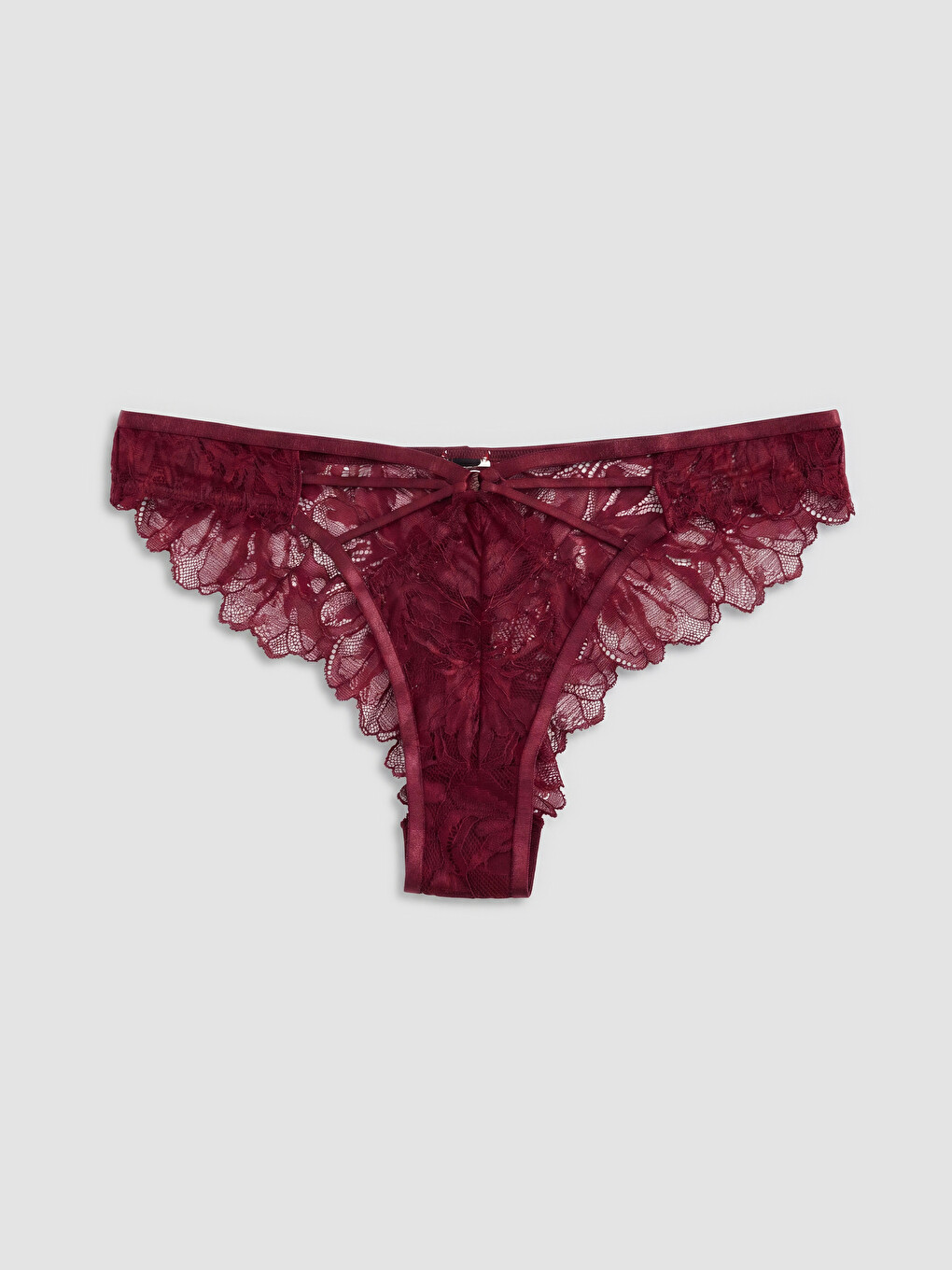 Bordo Dantelli Fantezi Brazilian Külot