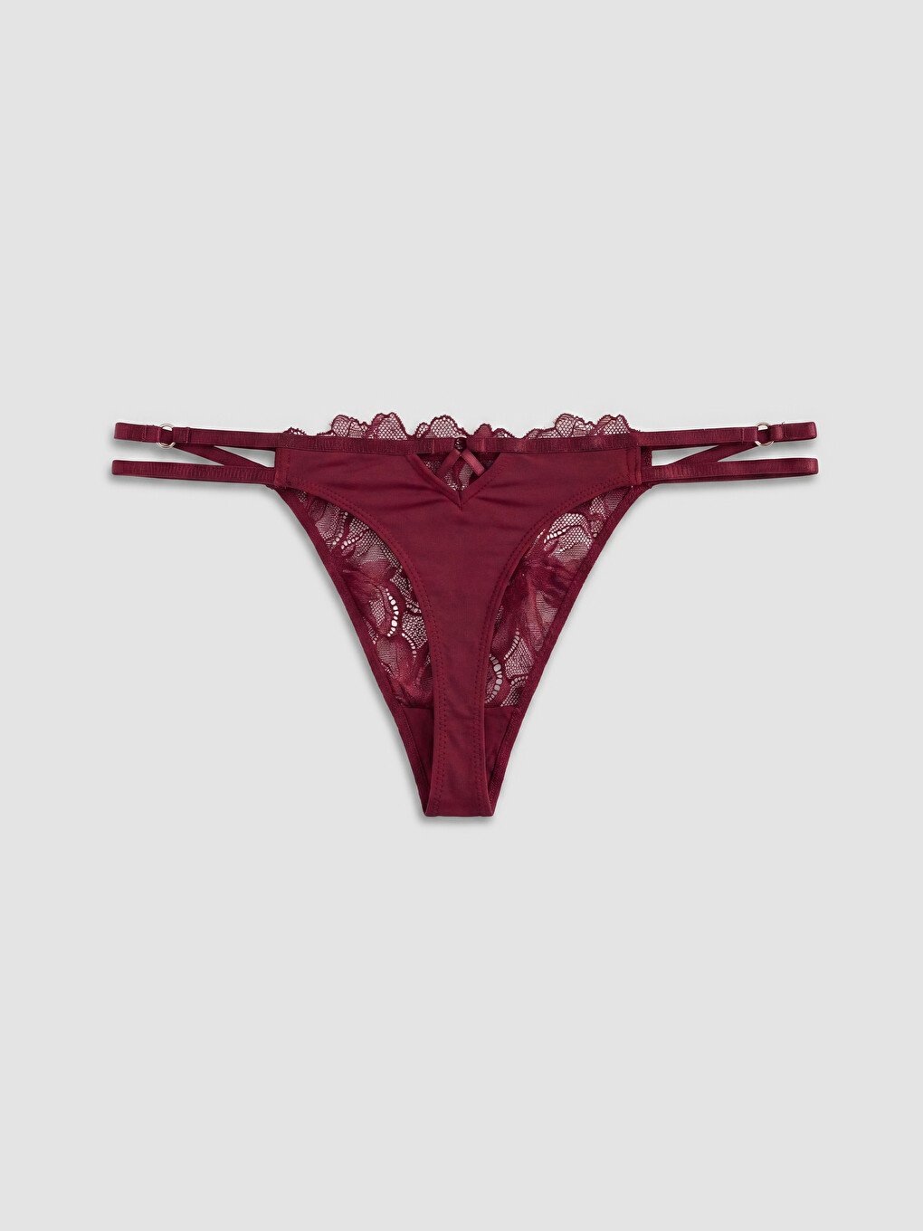 Chiloți Tanga Fantezie Din Dantelă Cu Model Floral Pentru Femei-1
