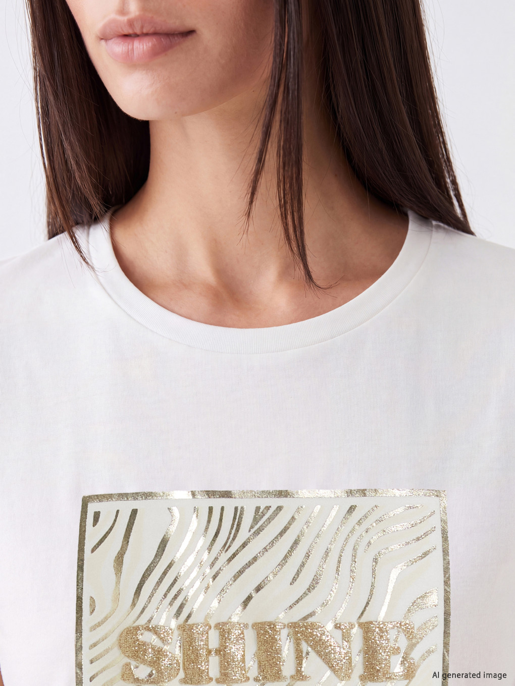 Crew Neck Printed Women's Body-2