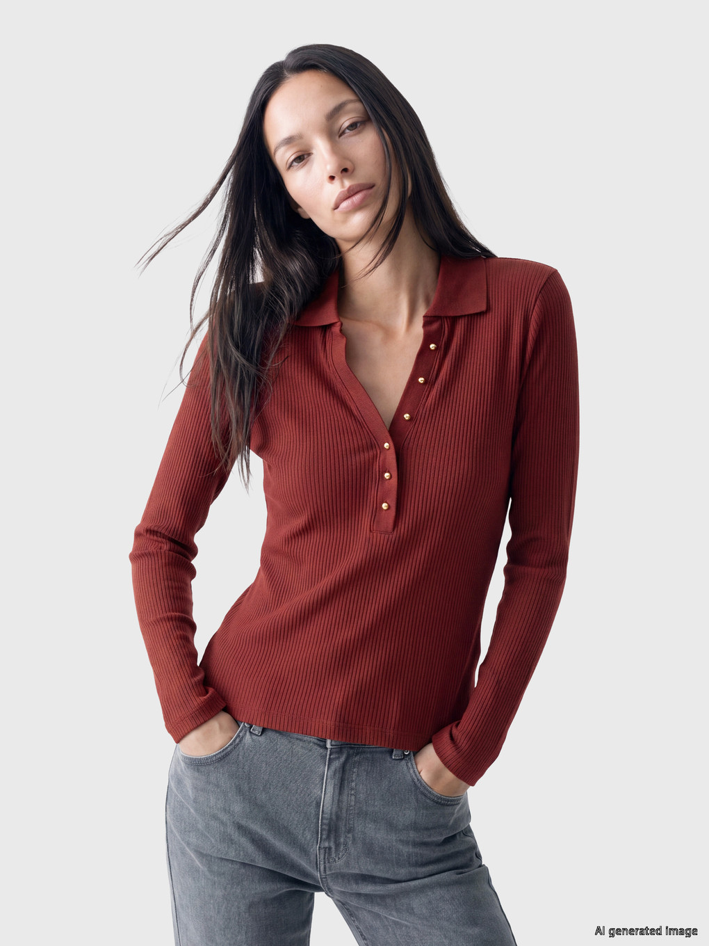 Polo Collar Women's Body