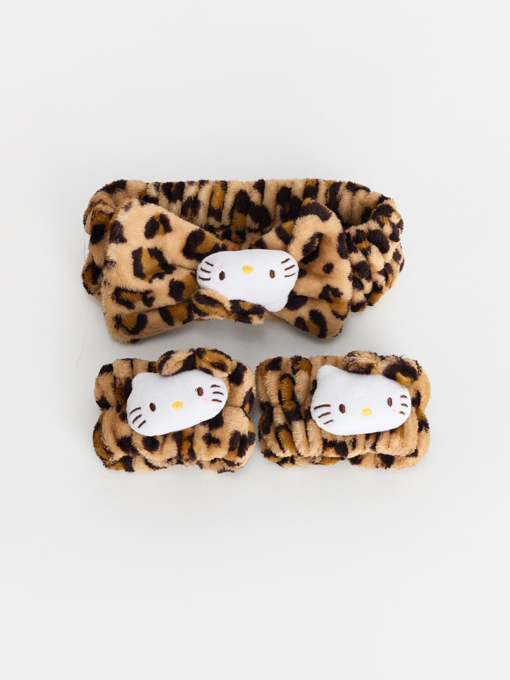 Karışık Hello Kitty Baskılı Saç Bandı Ve Bileklik Seti-2