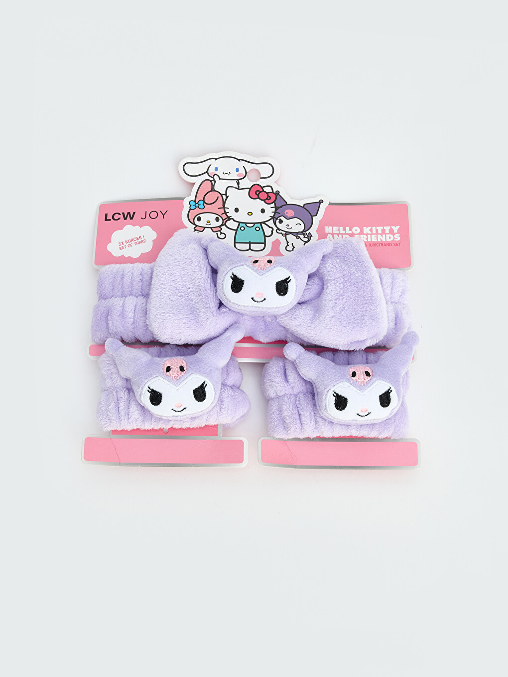 Kuromi Figure Girls' Hairband 3-pack-6