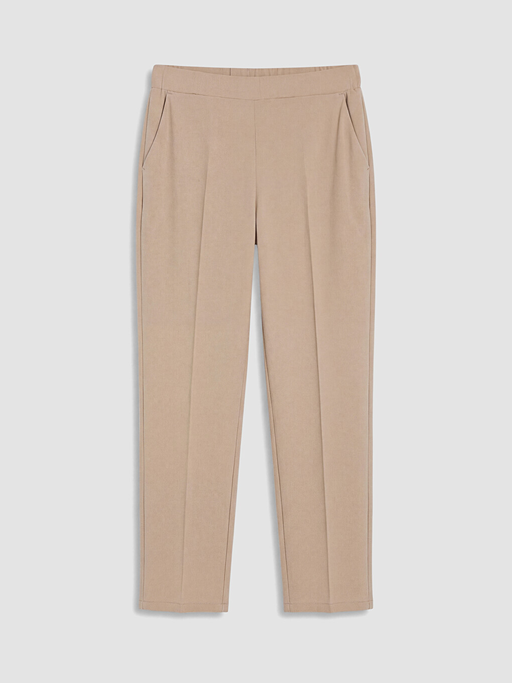 Elastic Waist Women's Trousers-4
