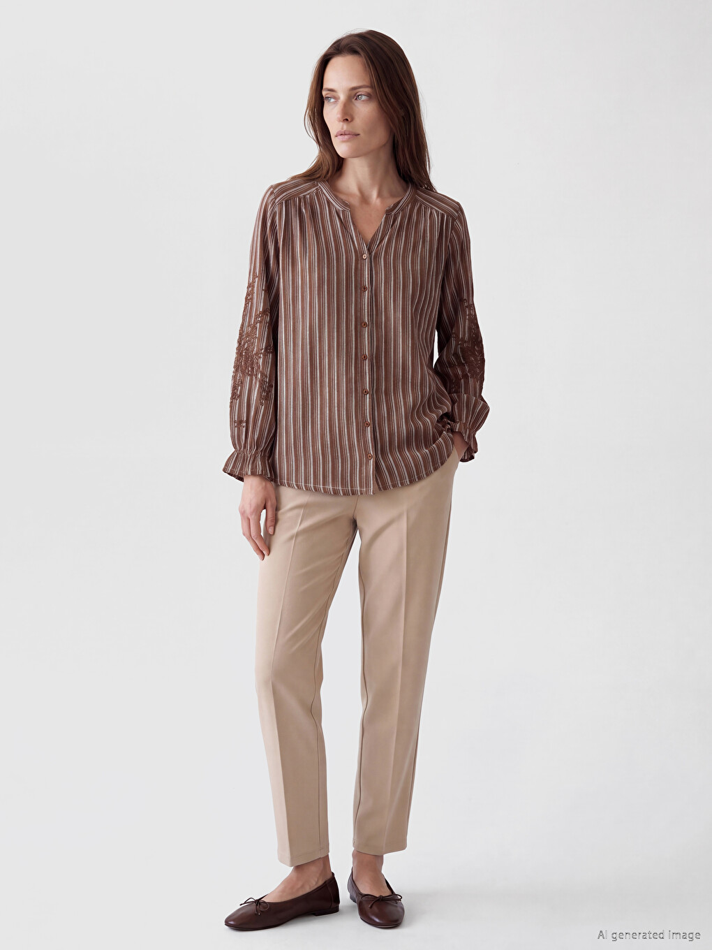 Elastic Waist Women's Trousers