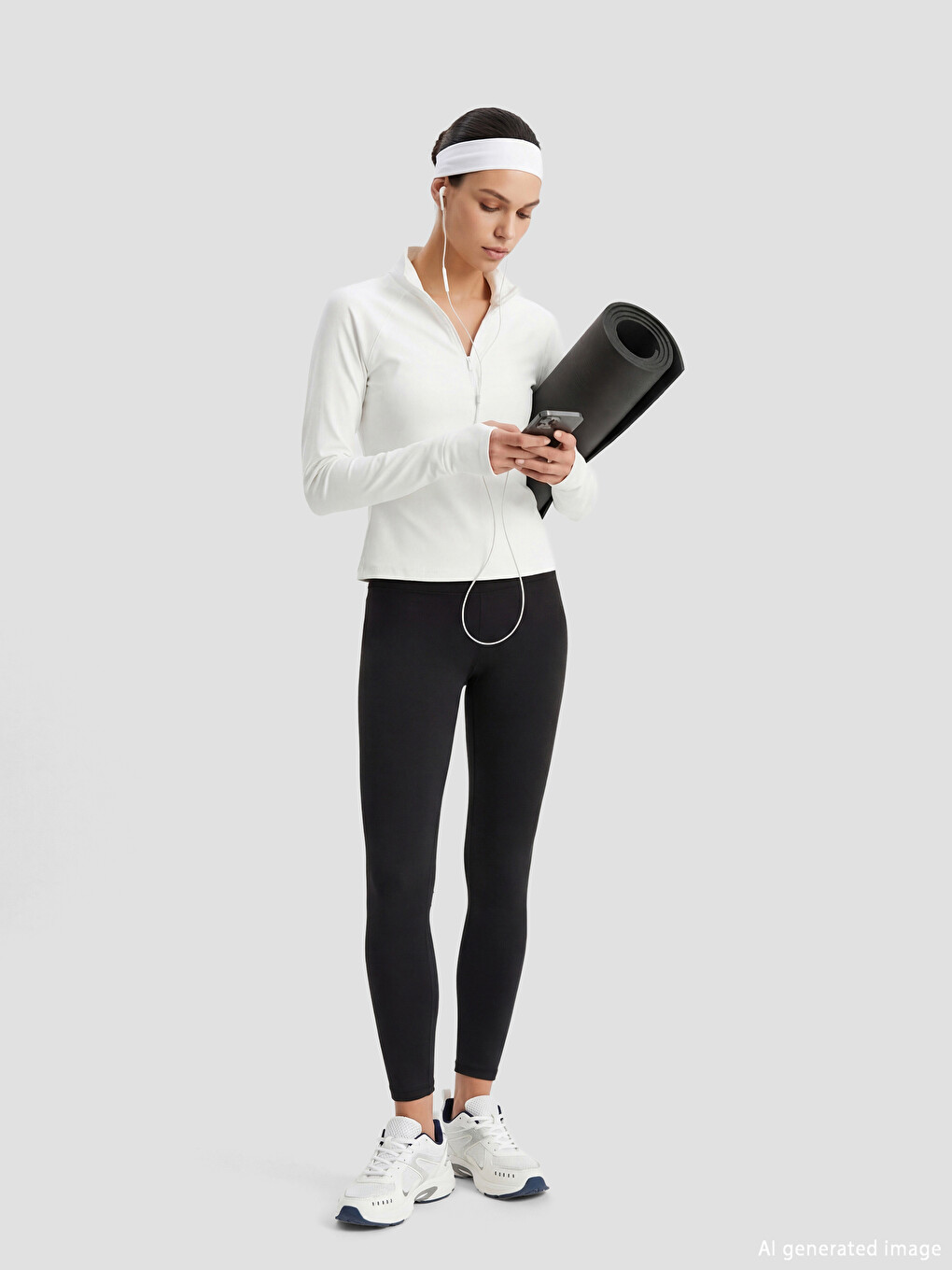 Legginsa Sportive Me Bel Elastik Për Gra