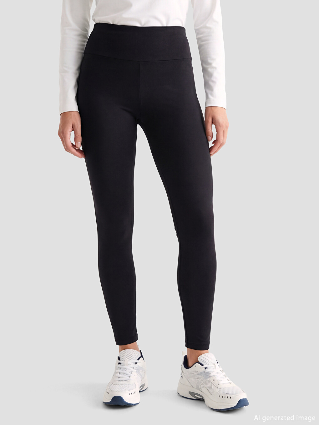 Legginsa Sportive Me Bel Elastik Për Gra-1