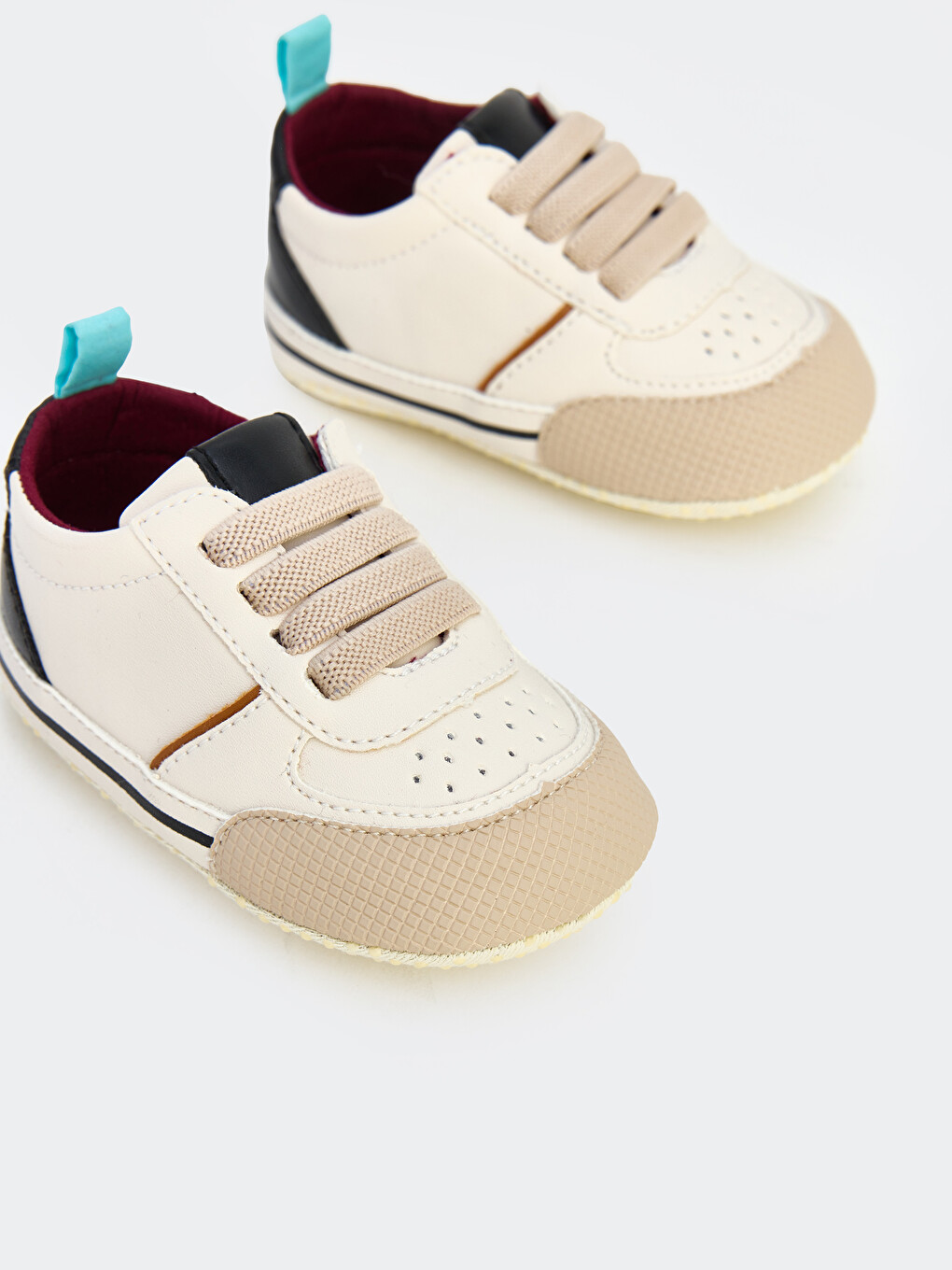 Laced Baby Boy Pre-walking Shoes-2