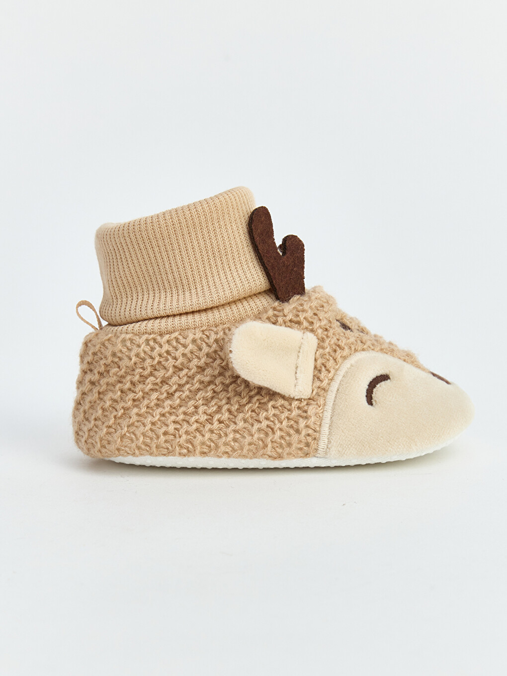Baby Boy Brown Slipper Boots-1