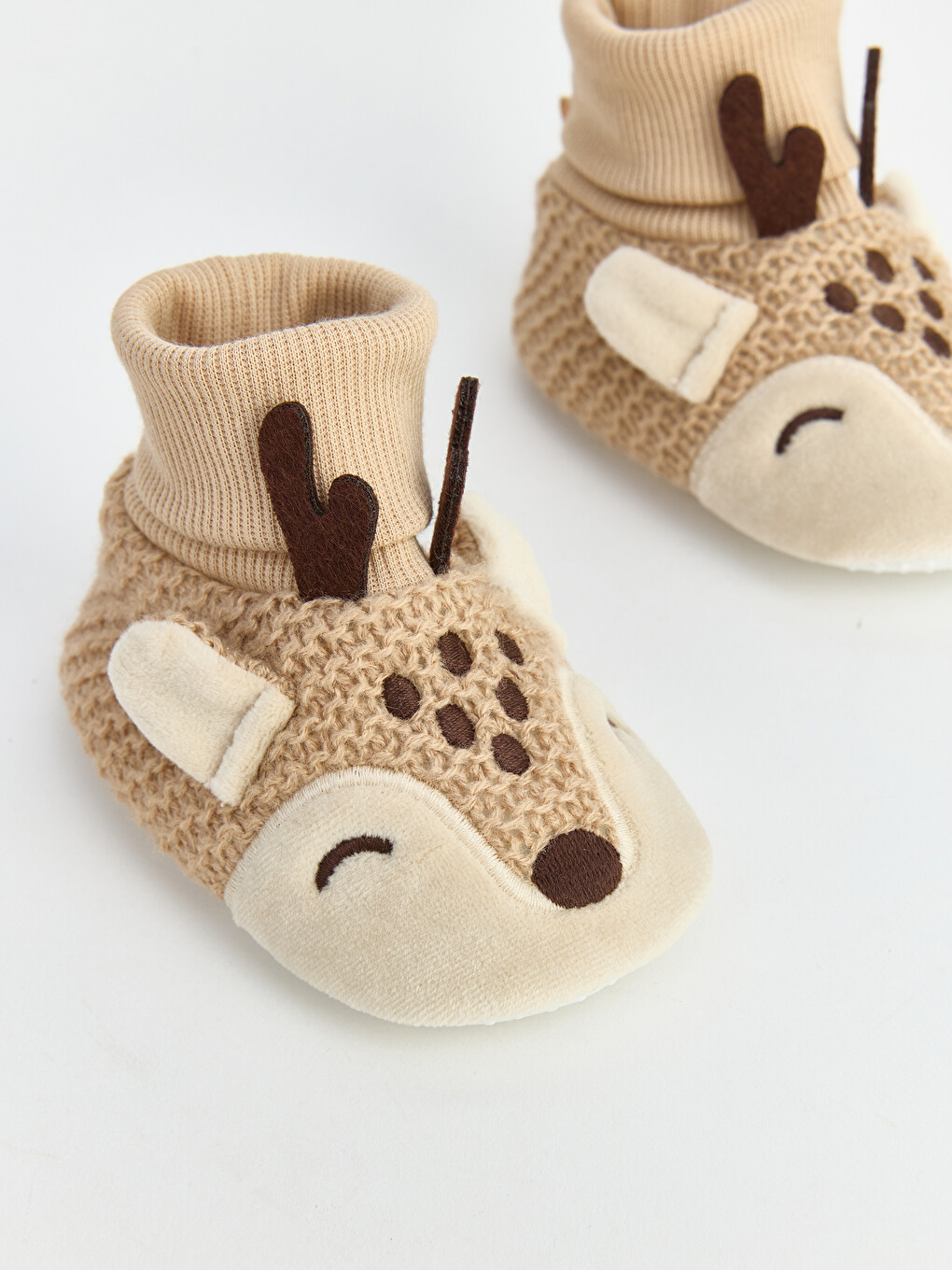 Baby Boy Brown Slipper Boots-2