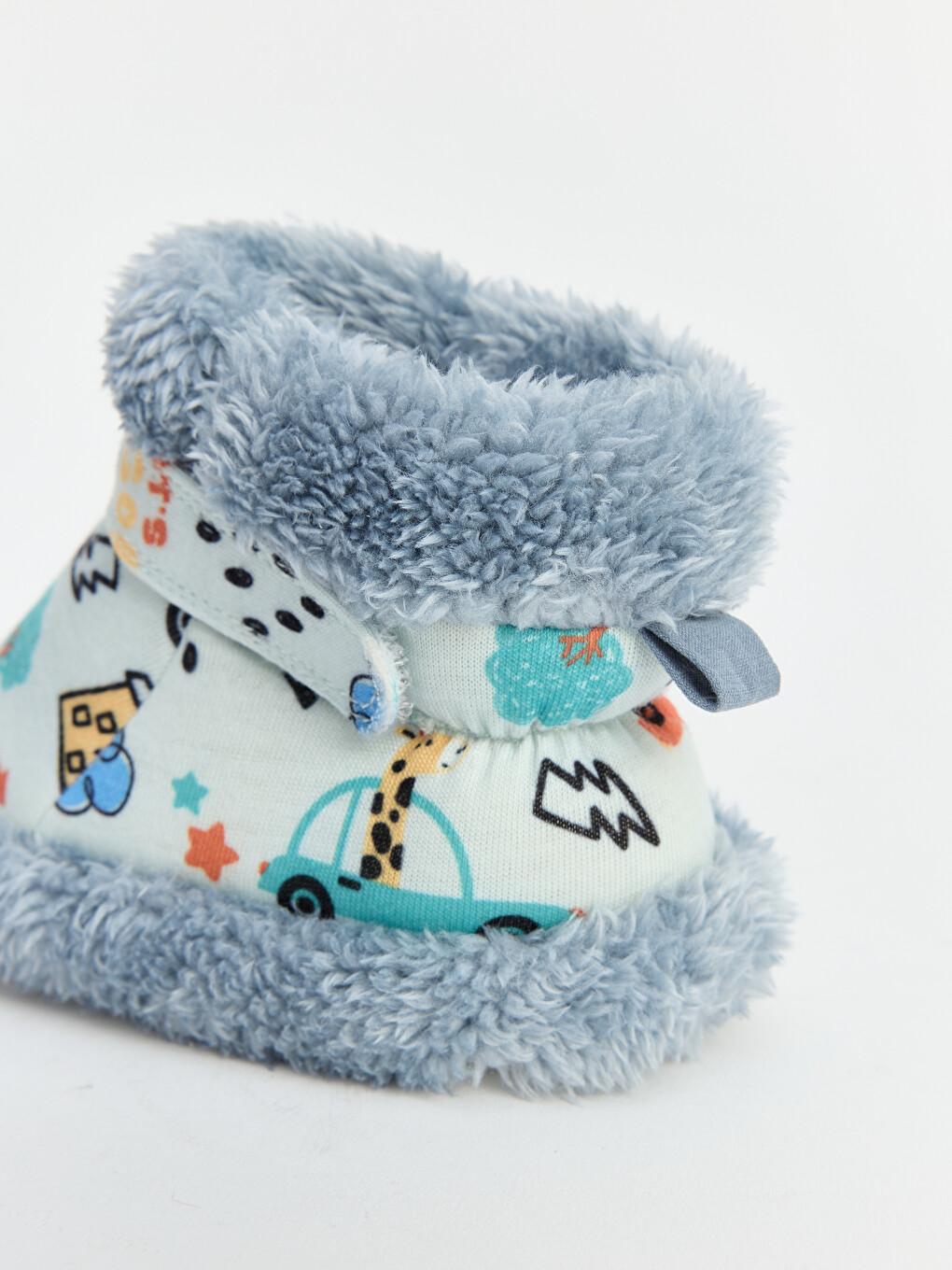 Plush Lined Baby Girl Home Boot Slipper-1
