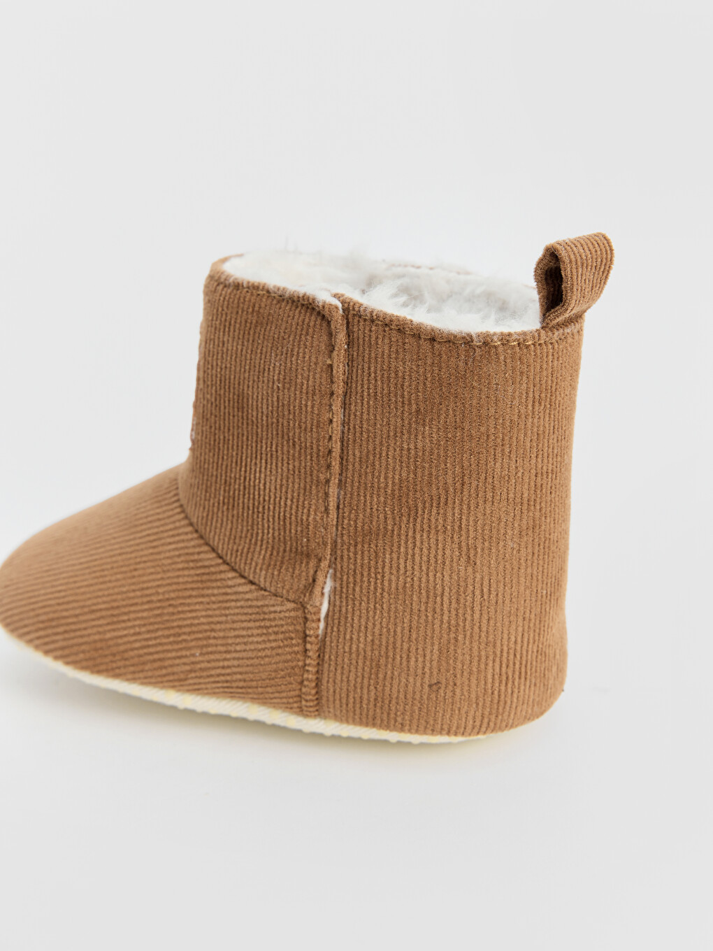 Baby Boy Brown Slipper Boots-1