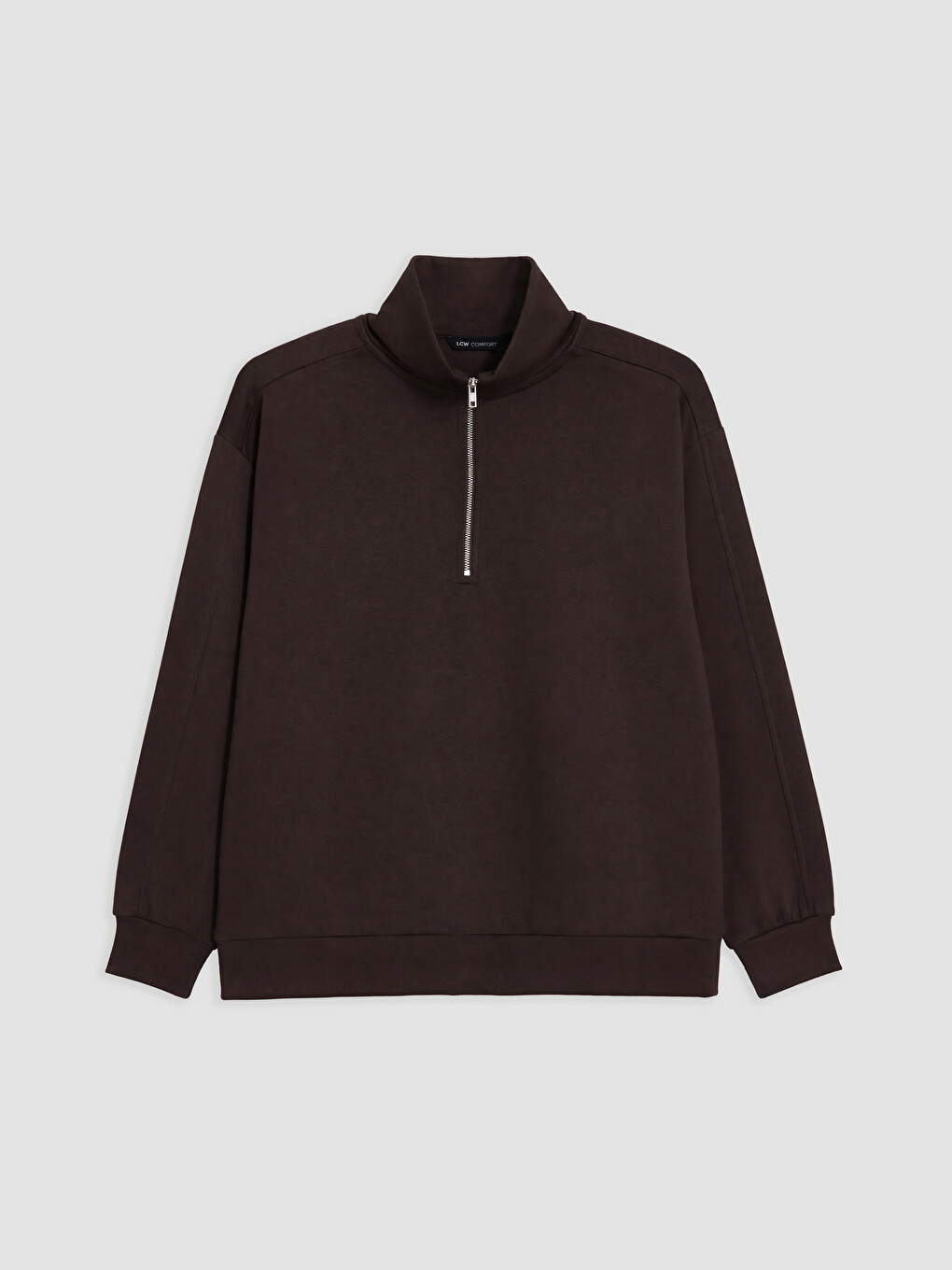 Mock Neck Women's Sweatshirt-4