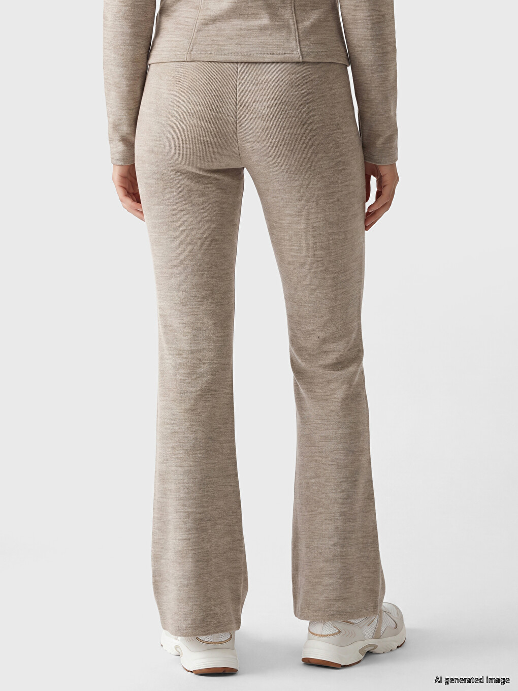 Woman Brown Sweatpants-2