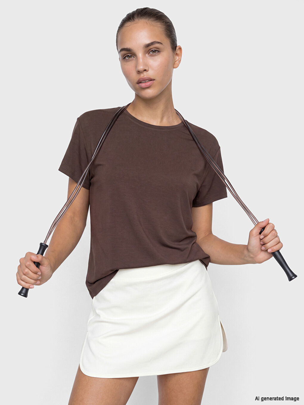 Sport-t-shirt Für Damen Aus Modal-mix In Oversize
