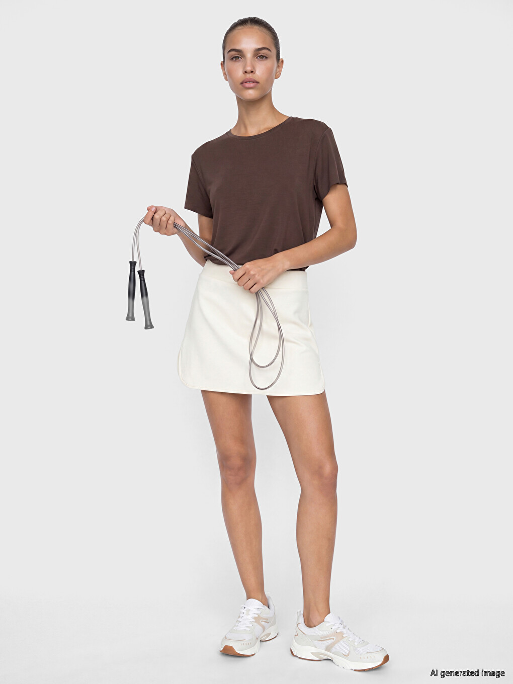 Sport-t-shirt Für Damen Aus Modal-mix In Oversize-1