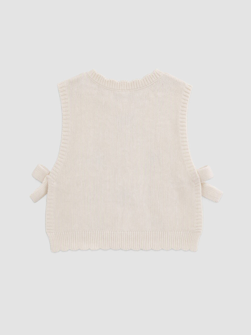 Girl Ecru Sweater-1