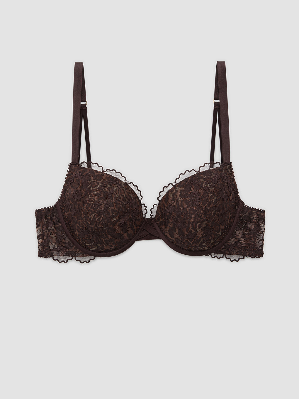 Wired Non Padded Broderie Fancy T-shirt Bra