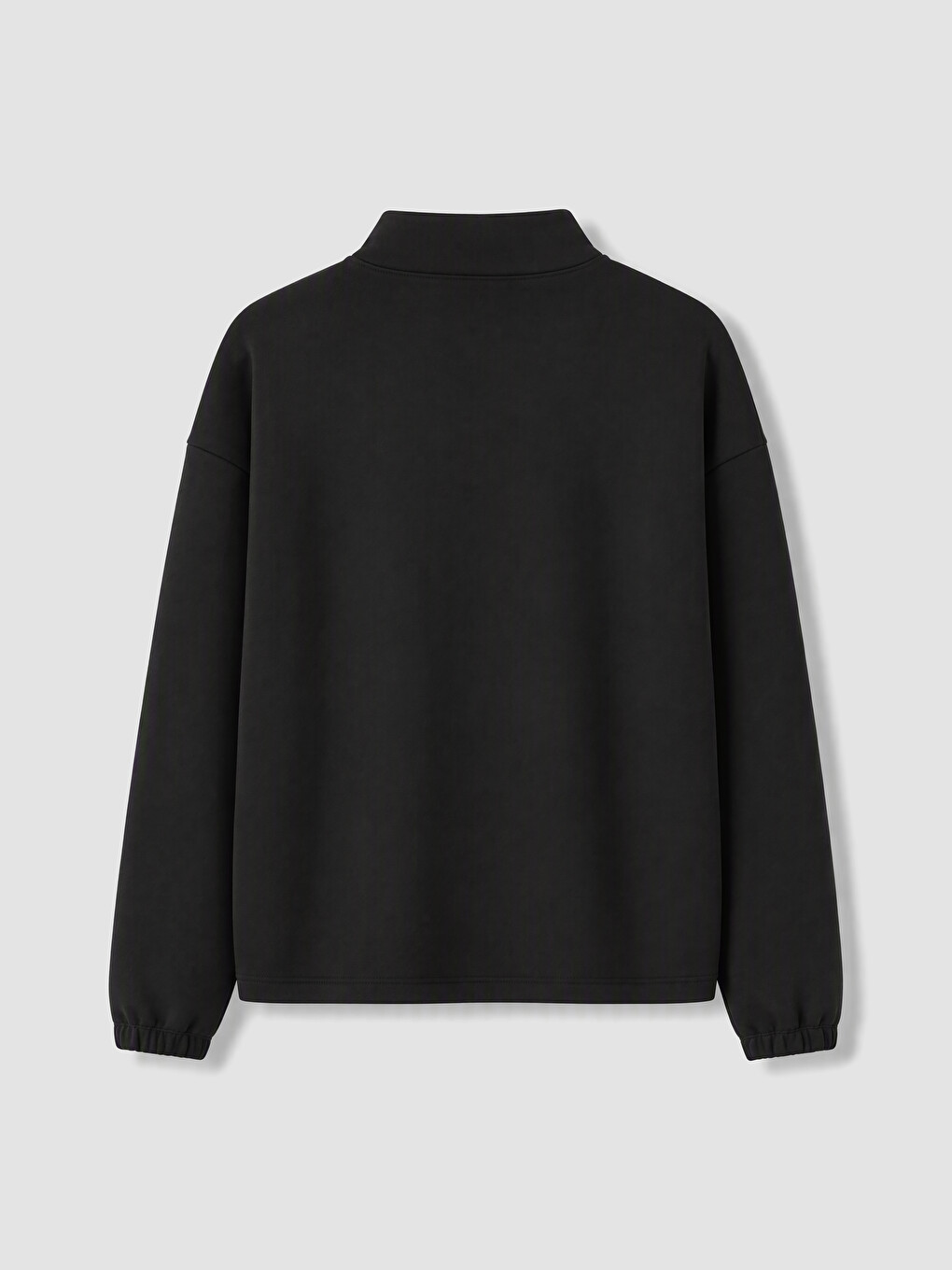 Siyah Oversize Soft Touch Kadın Pijama Üst-6