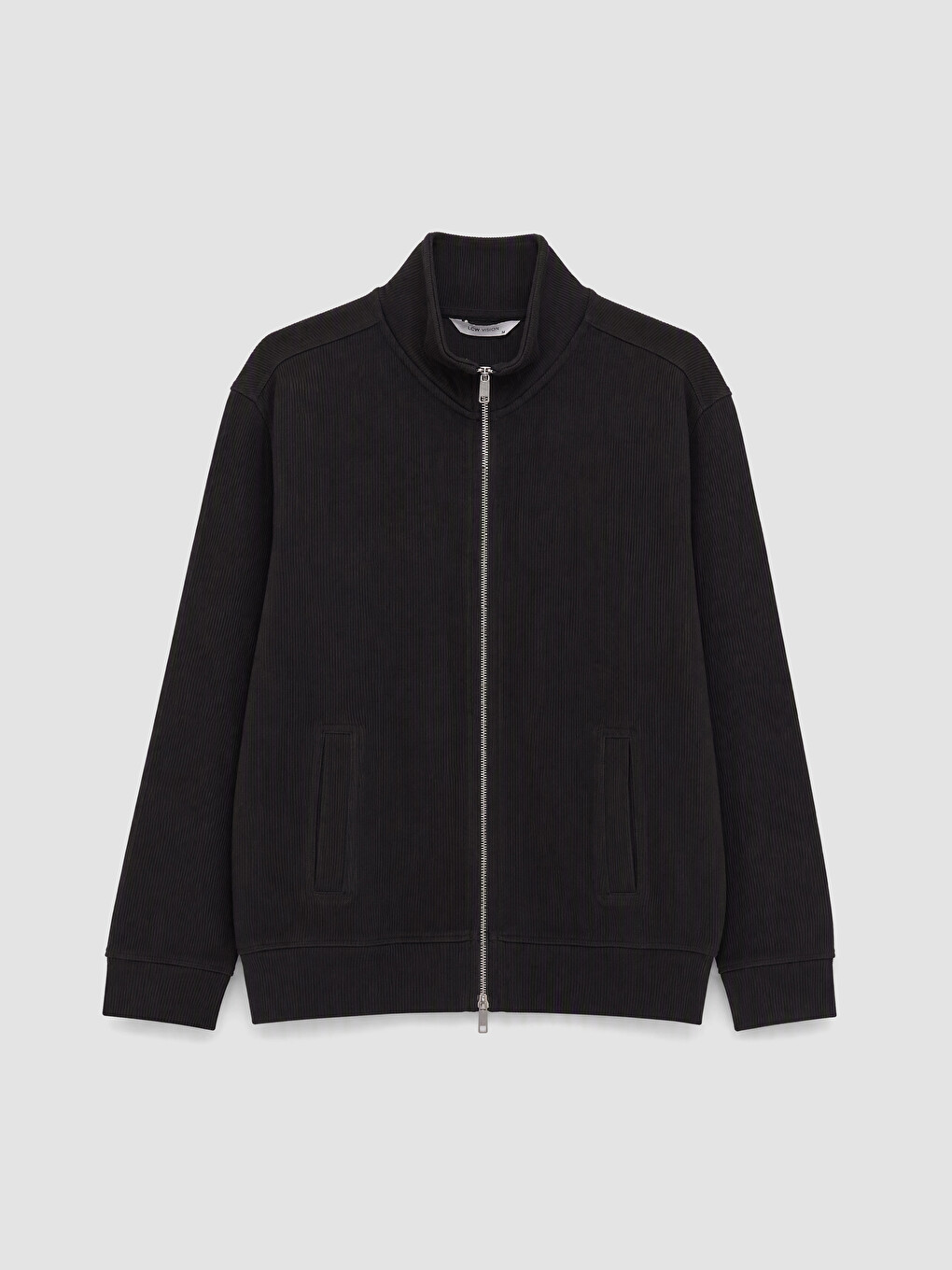 Mock Neck Men's Zip-up Sweatshirt-4