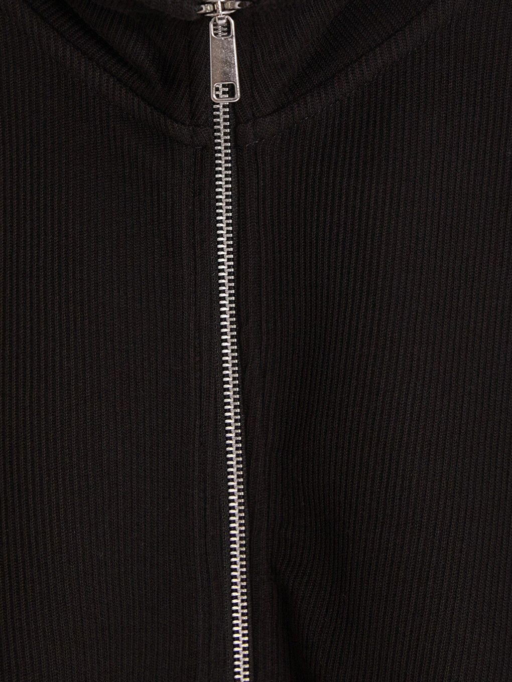 Mock Neck Men's Zip-up Sweatshirt-5