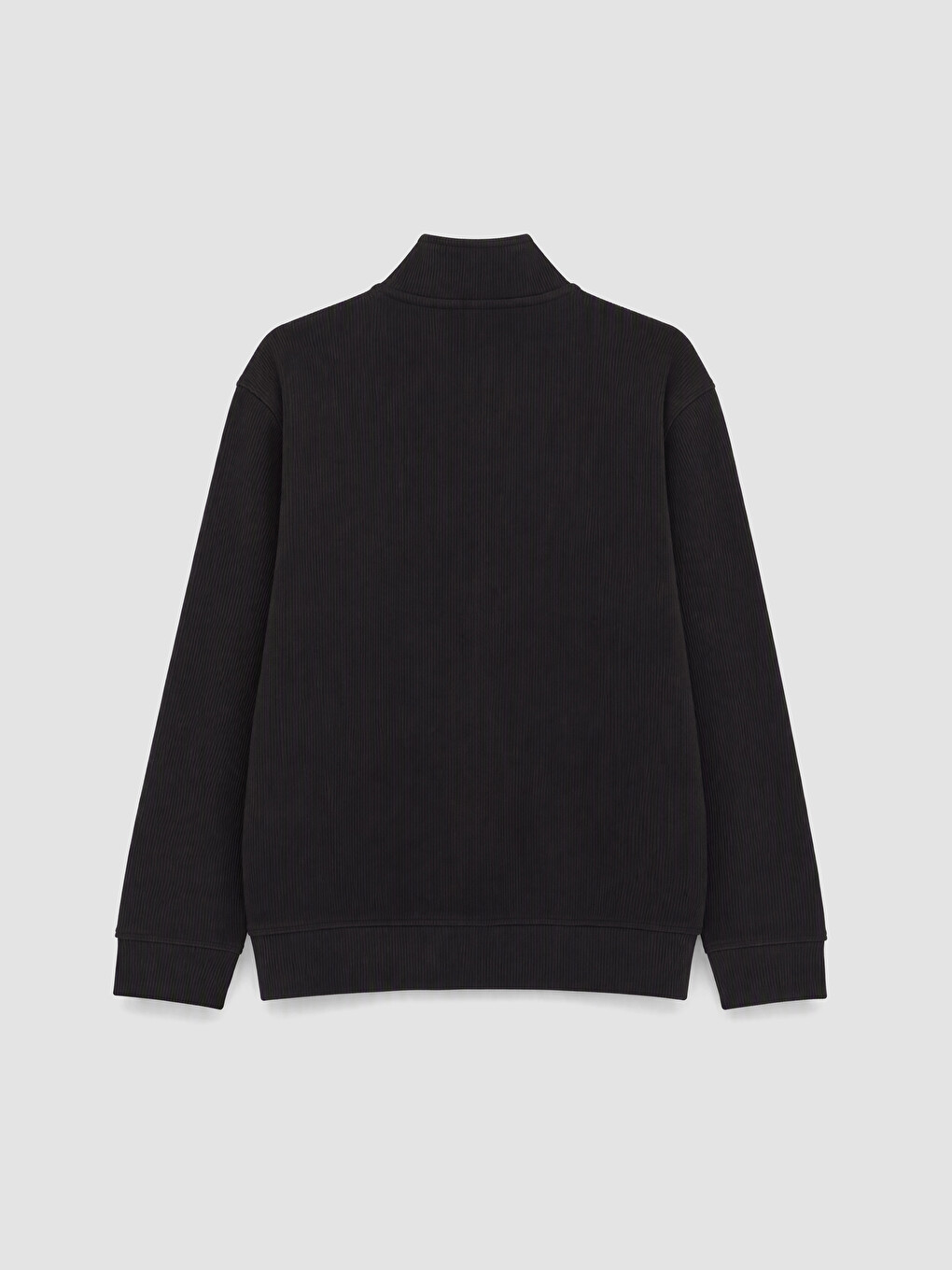 Mock Neck Men's Zip-up Sweatshirt-6