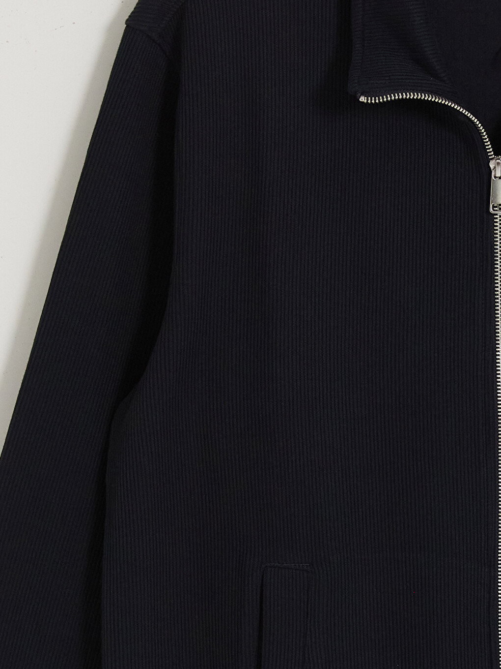 Mock Neck Men's Zip-up Sweatshirt-6