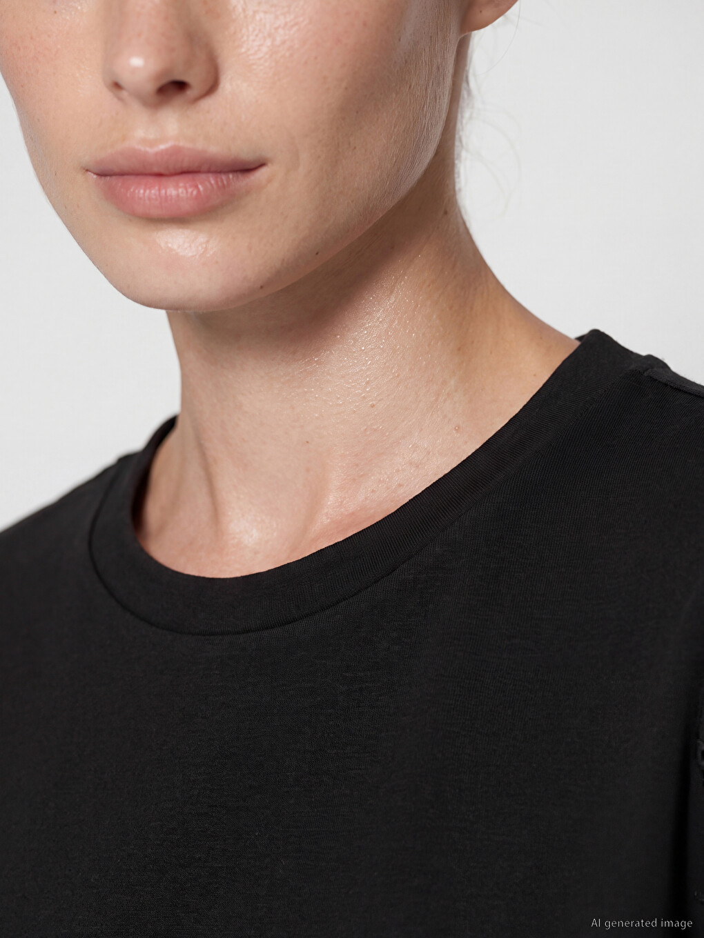 Embroidered Crew Neck Blouse-2
