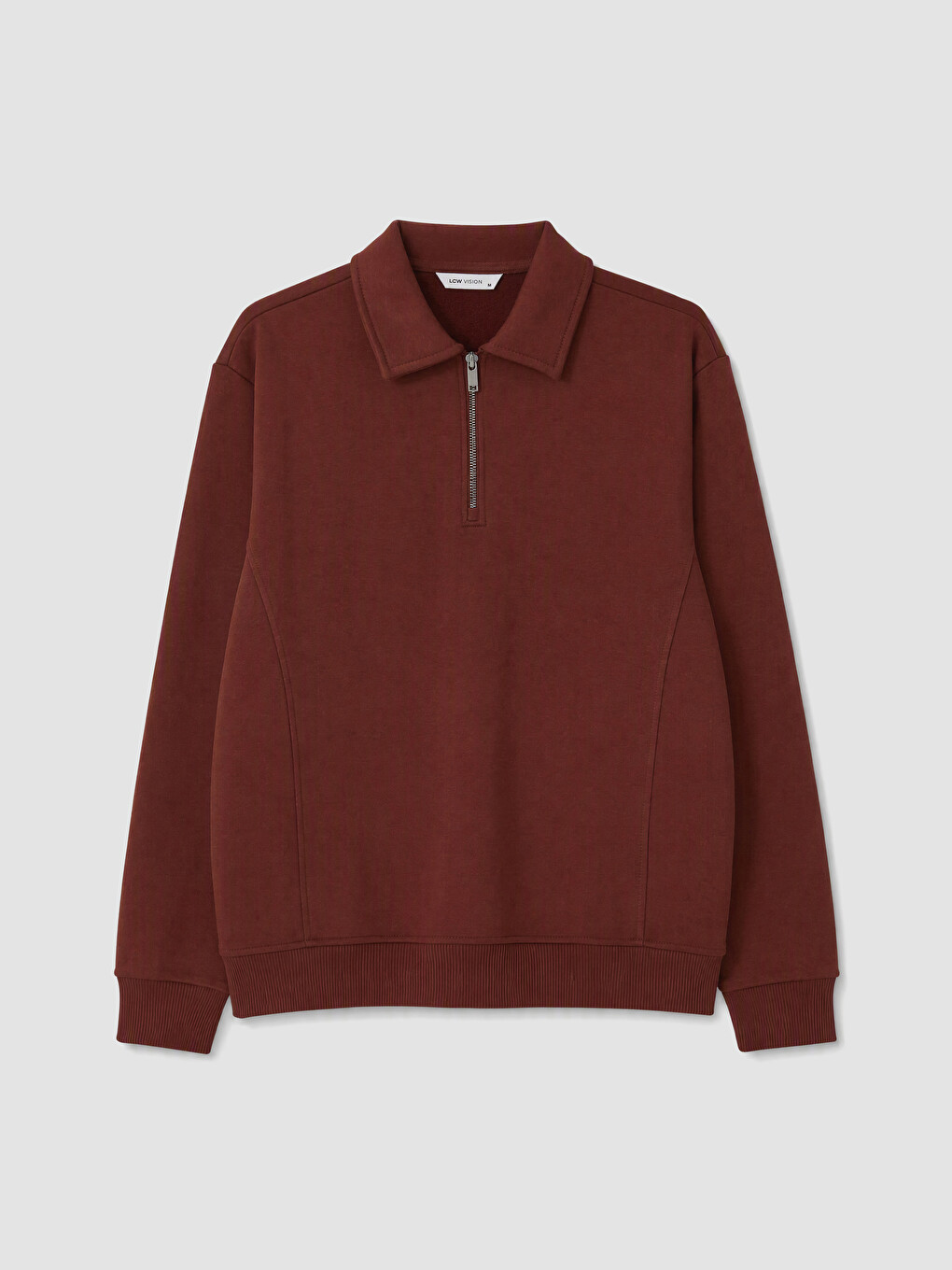 Man Brown Sweatshirt