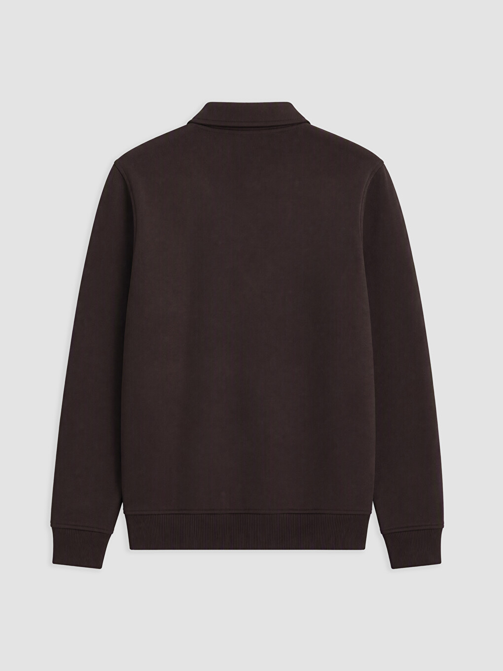 Mashkull Ngjyre Kafe Sweatshirt-1