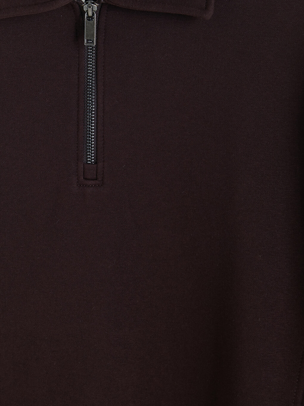 Mashkull Ngjyre Kafe Sweatshirt-2