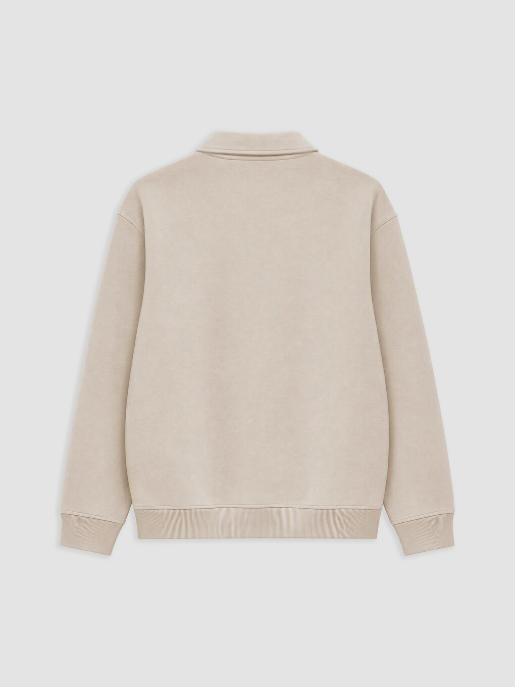 Polo Collar Men's Thick Sweatshirt-4