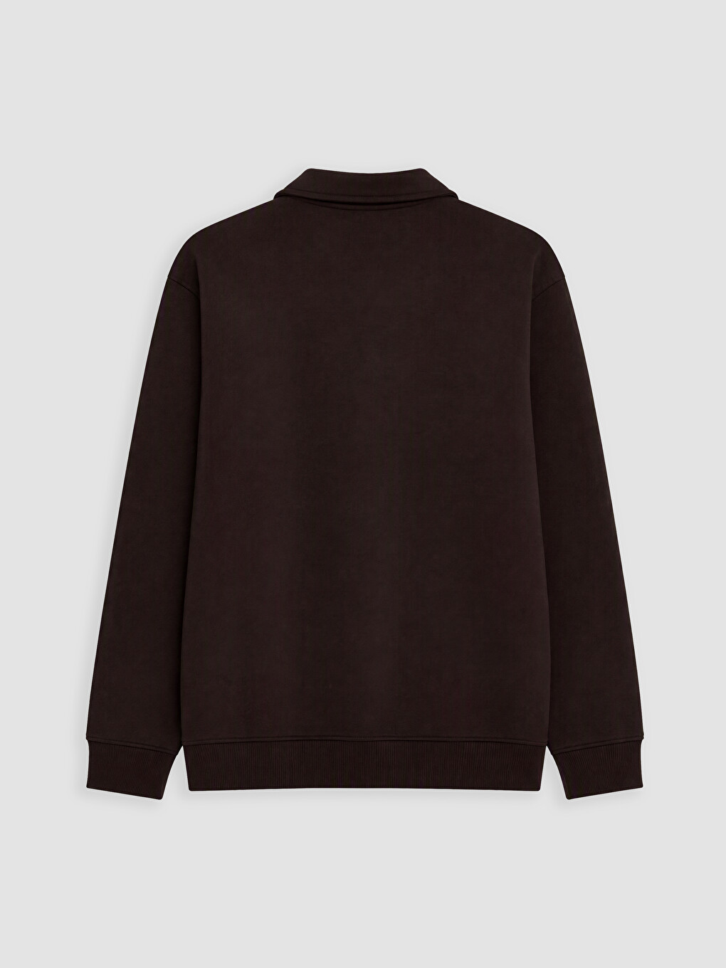 Polo Collar Men's Thick Sweatshirt-6