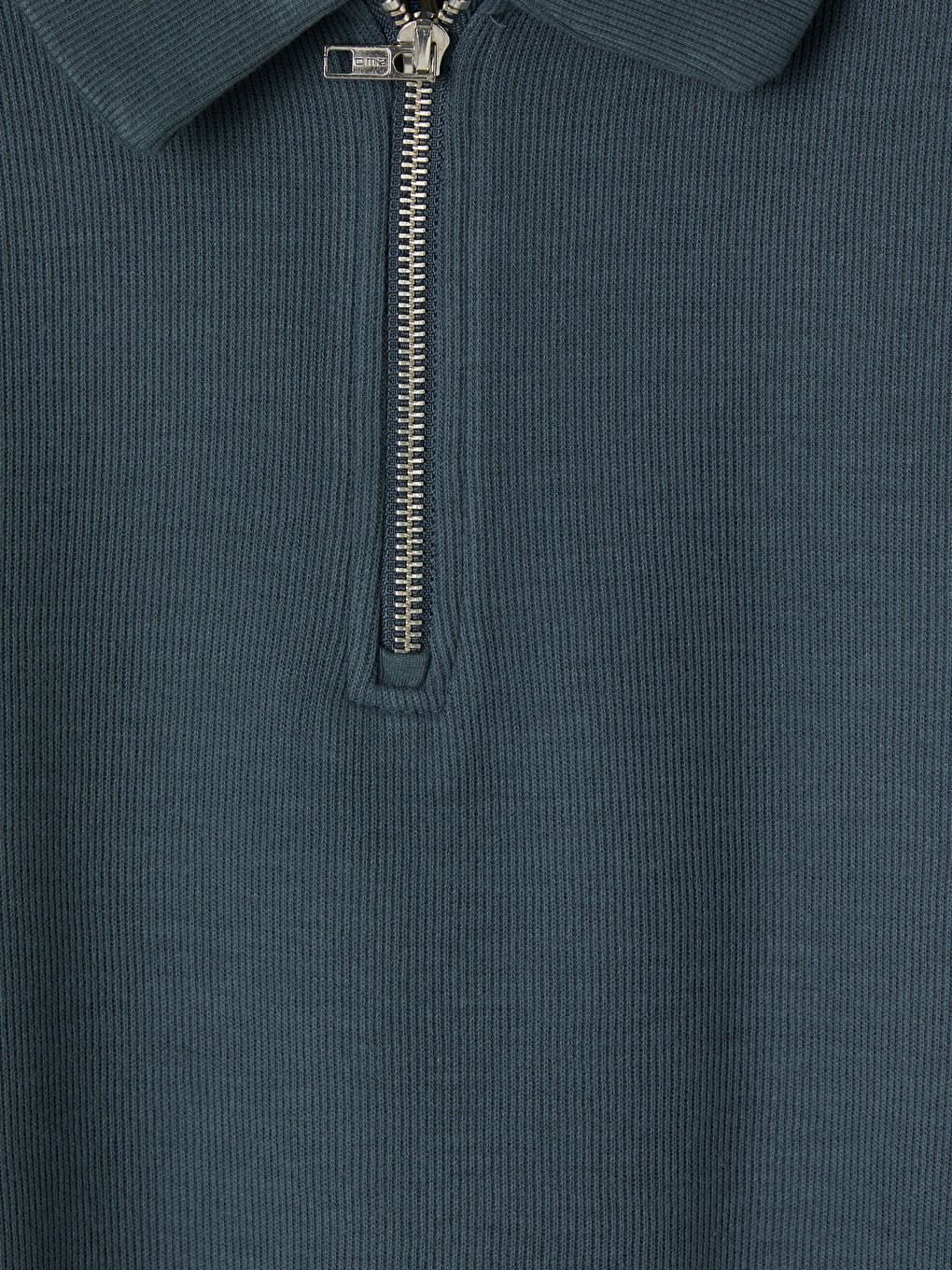Bluza Sportive E Trashë Me Jakë Polo Për Burra-5