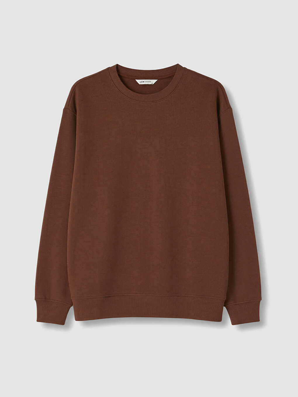 Crew Neck Men's Thick Sweatshirt-4