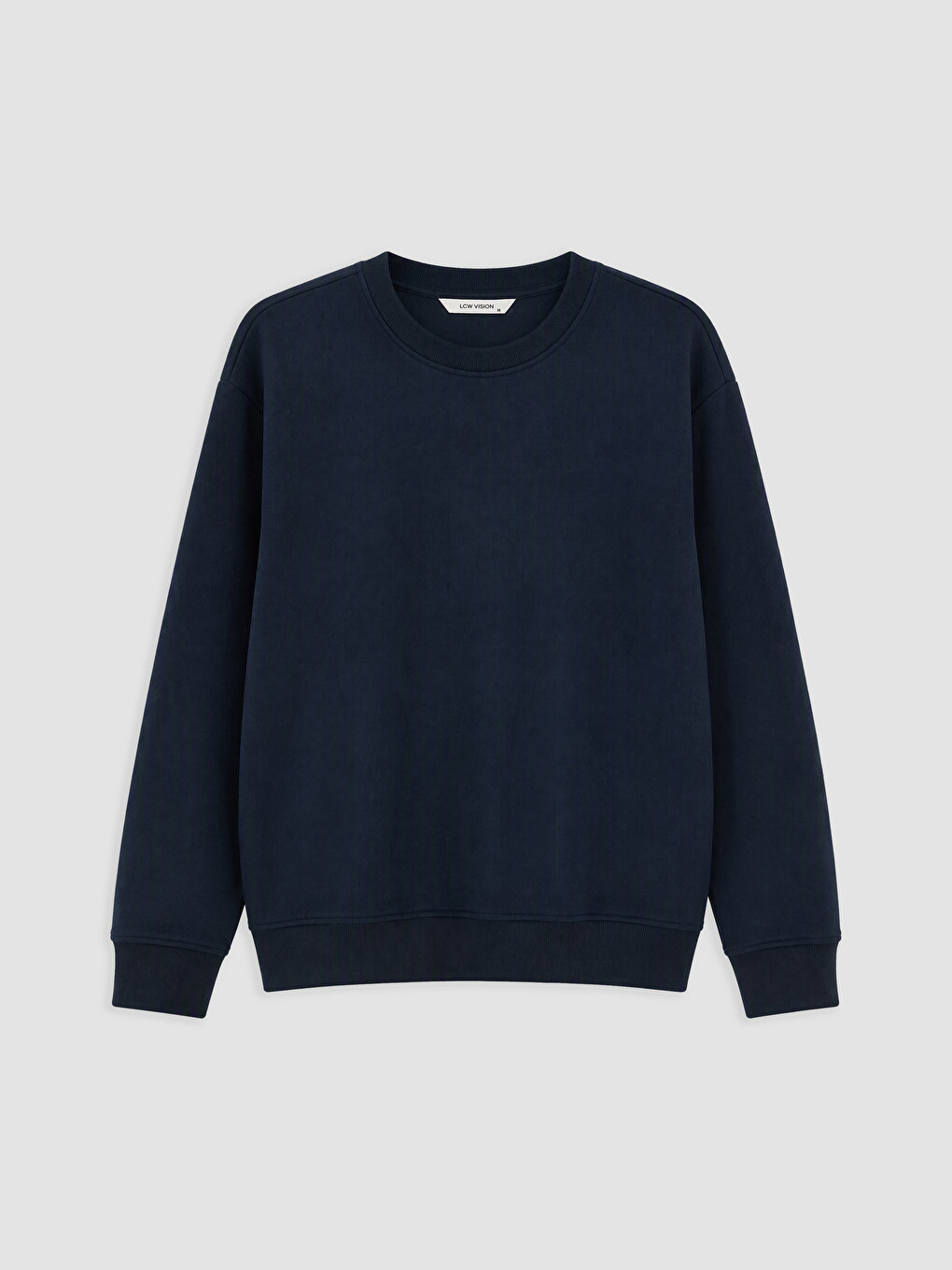 Crew Neck Men's Thick Sweatshirt-4