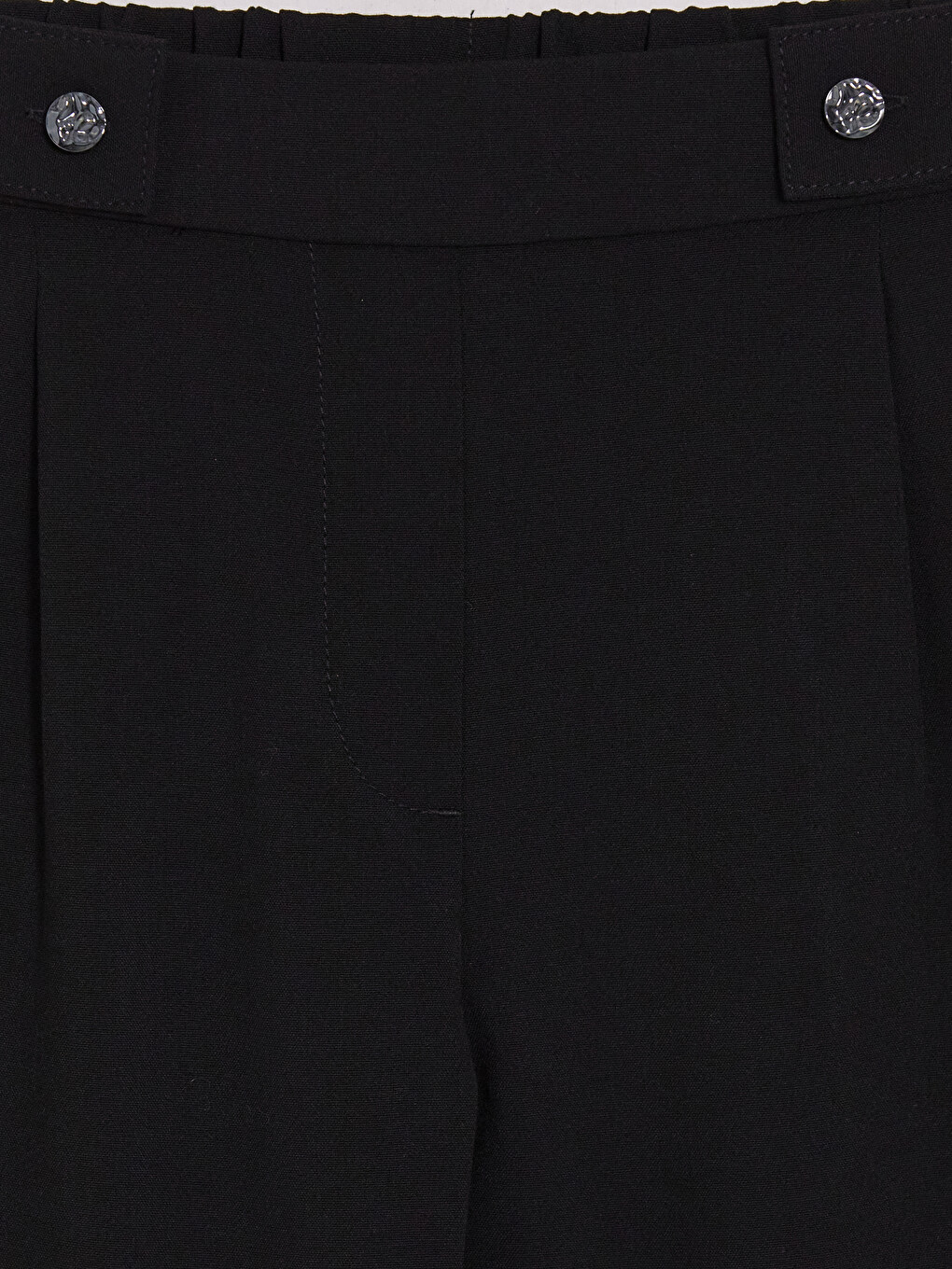 Pantalons De Costume Noir Femme-5