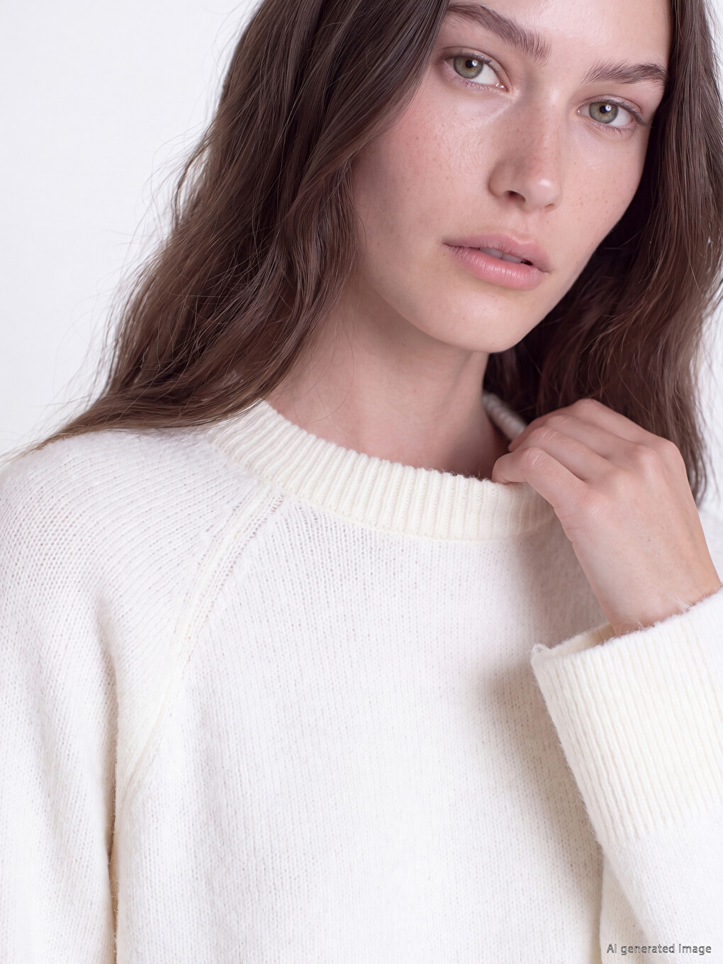 Woman Ecru Sweater-2